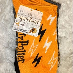 HARRY POTTER 10 PACK OF NO SHOW SOCKS
